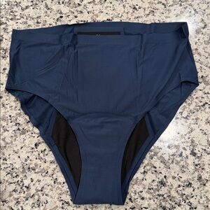 Knix Leakproof  Period Underwear Panties XXL Blue NWOT